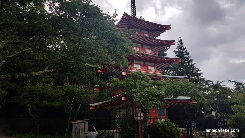 Arakura Fuji Sengen Shrine pagoda