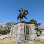 Imabari Castle statue