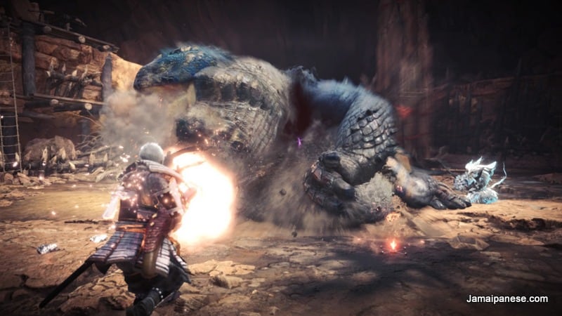 Monster Hunter World light bowgun action