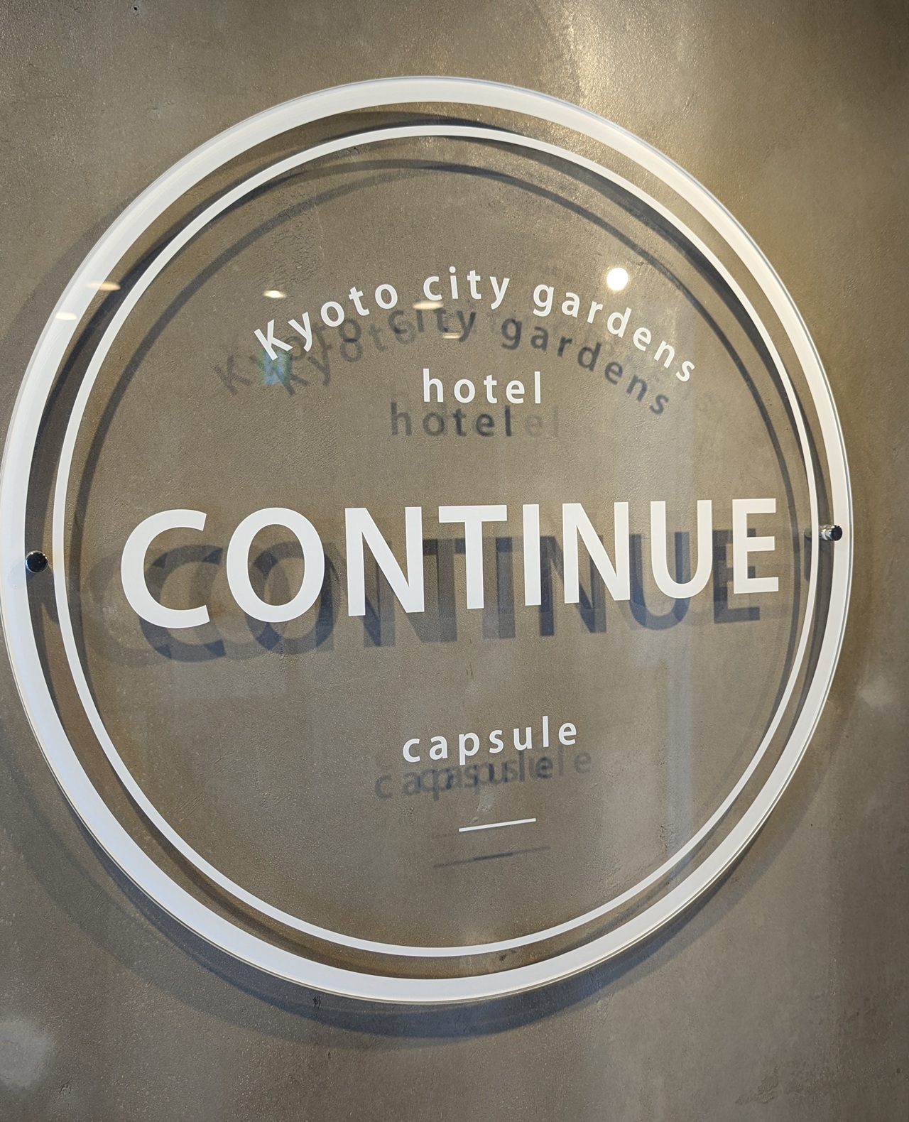 Capsule Hotel Continue in Kyoto