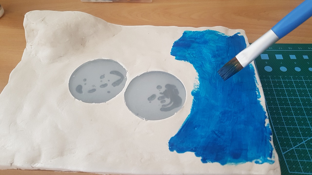 Gunpla Diorama paiting