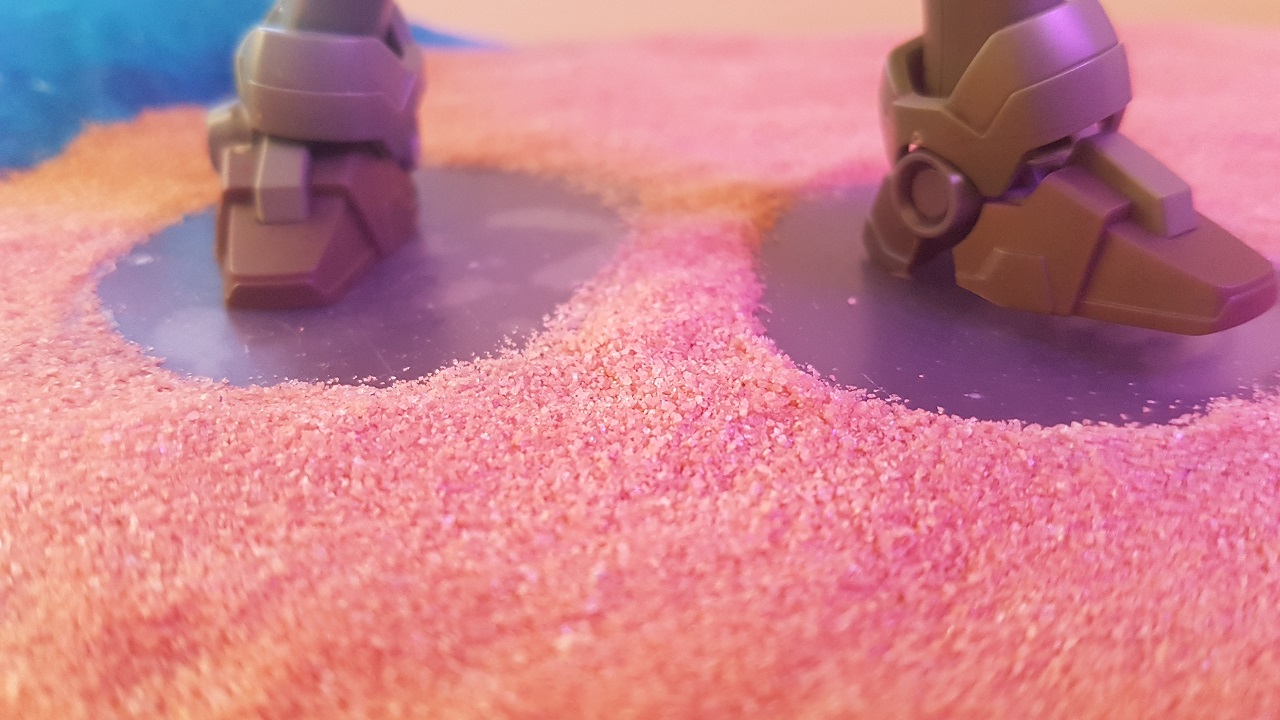 Gunpla Diorama feet and surface