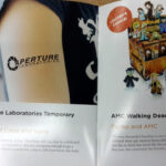 Aperture Laboratories Temporary tattoo arm