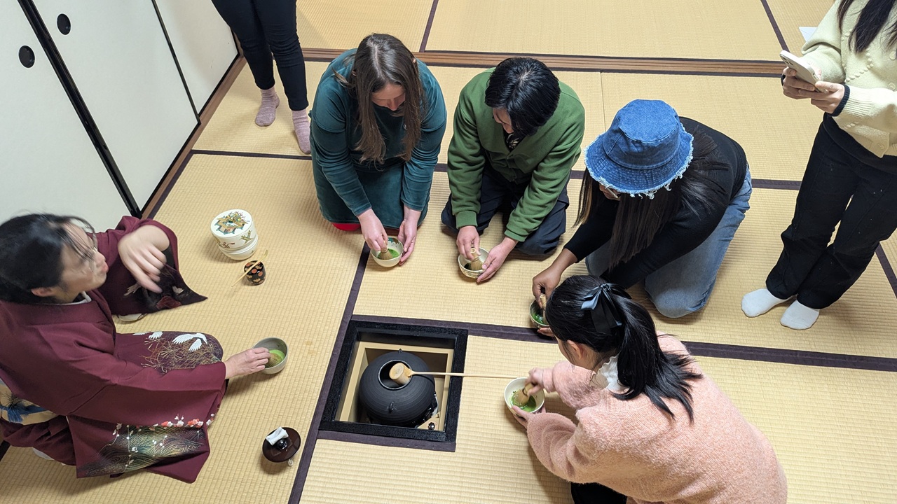 Tea Ceremony in Japan group